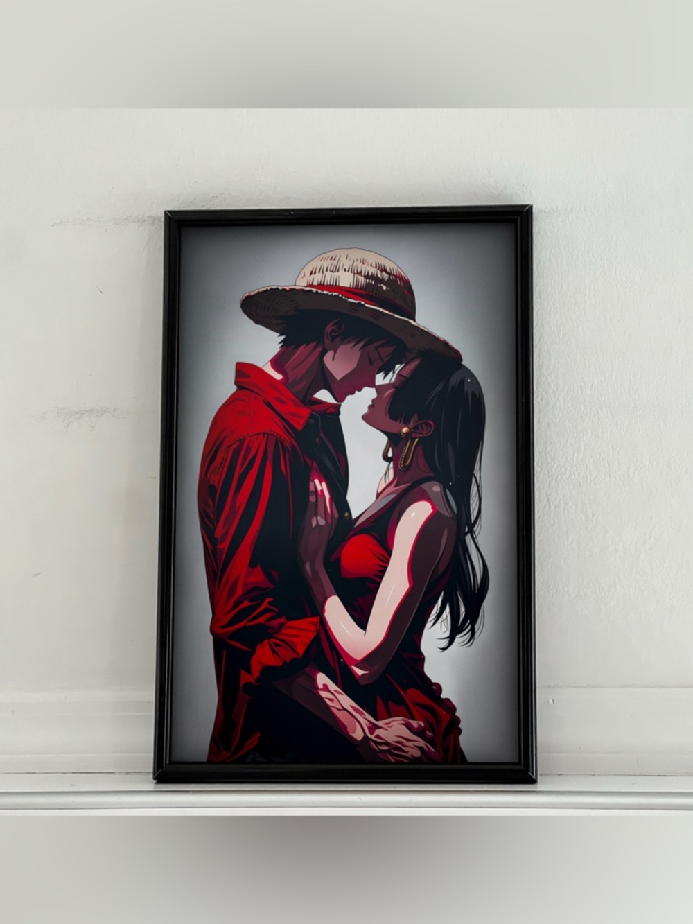 One Piece Monkey D. Luffy Boa Hancock Anime Poster